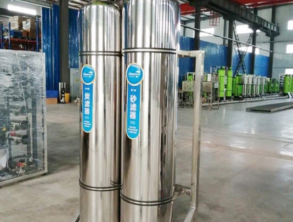 口罩廠0.5噸雙級反滲透純化水、純凈水設(shè)備